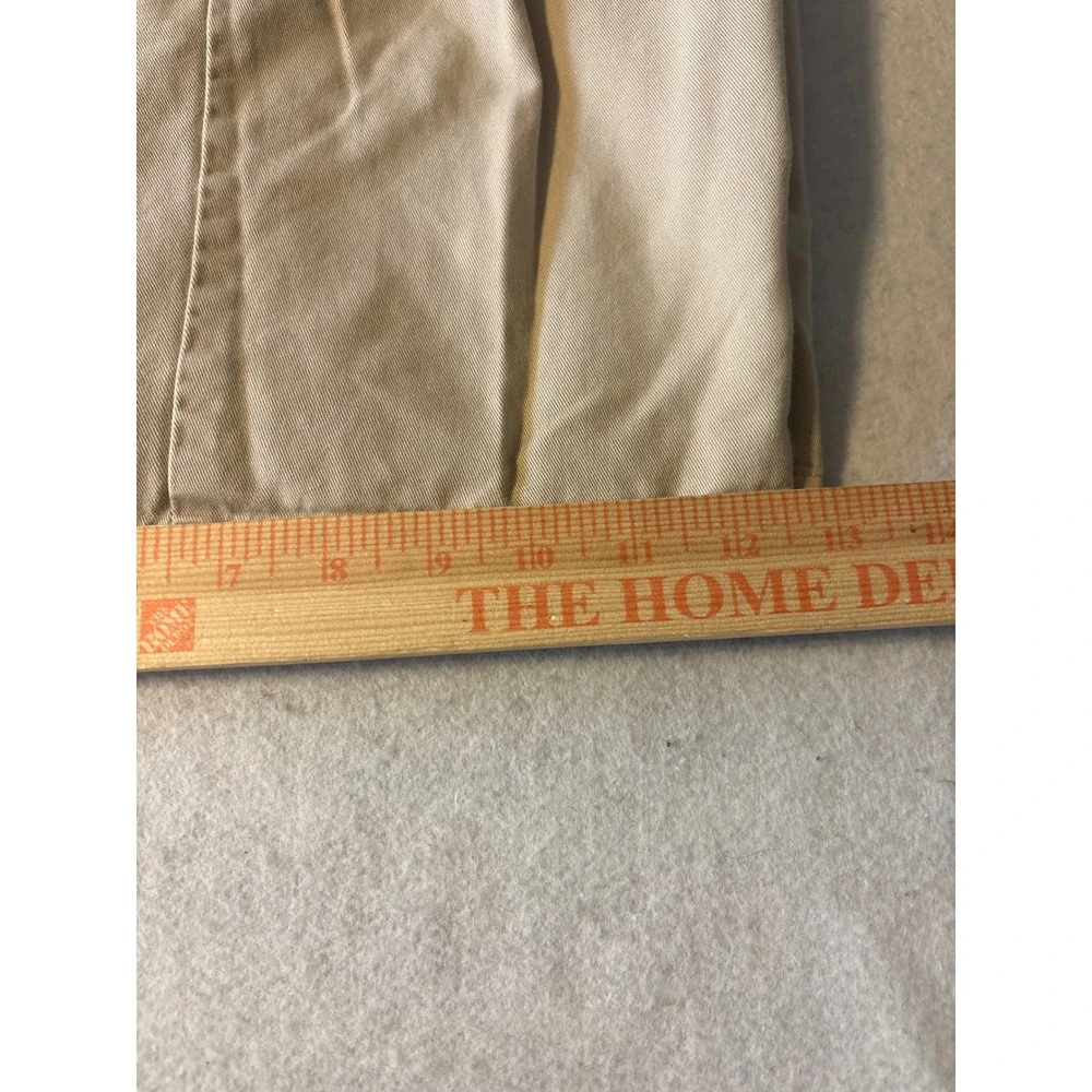 Polo Golf Ralph Lauren Pleated Shorts Mens 40 Khaki Tan Good Classic Crest Patch